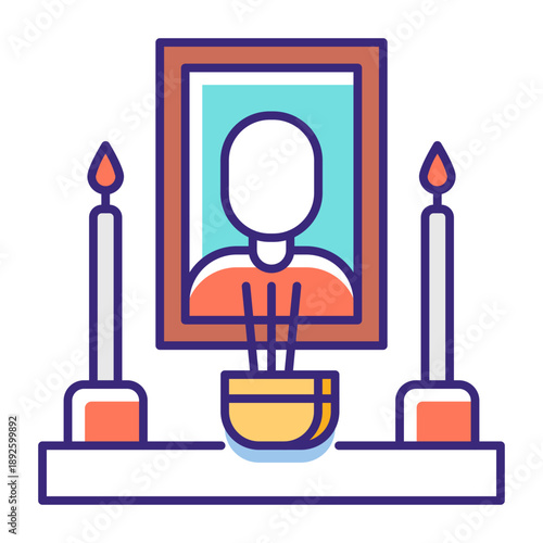 This Ancestors icon is suitable for Lunar New Year.