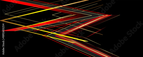 Modern art. Long exposure neon lights texture