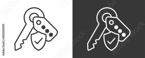 Token Icon Set Vector Collection Isolated In Black And White