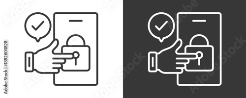 Access Icon Set Vector Collection Isolated In Black And White