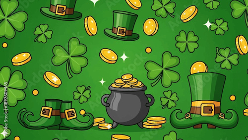 St Patricks Day Pot of Gold.