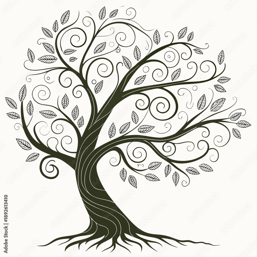 Obraz premium Intricate tree design