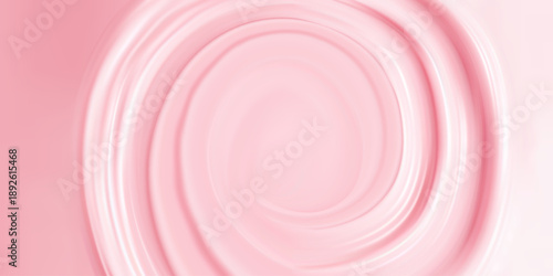 Melting ice cream glaze flows down with shiny sugary decoration and sweet dessert texture.