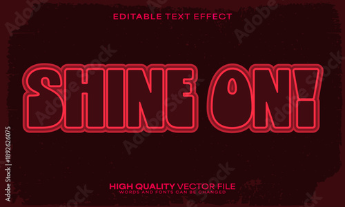 Retro classic text effect, editable text effect and vintage 3d font style bold shadow oldschool poster design