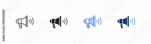 Set of communicate icon collection in multiple style. Icon suitable for web and mobile application