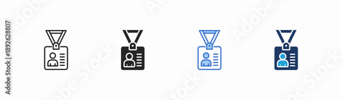 Set of badge icon collection in multiple style. Icon suitable for web and mobile application