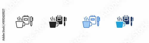 Set of breakout icon collection in multiple style. Icon suitable for web and mobile application