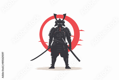 samurai isolated