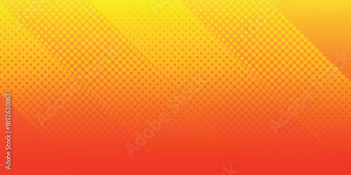 Bright Orange Yellow Abstract Gradient With Dots Pattern For Energetic Design And Warm Branding eps10
