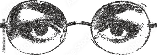 Eye y2k retro stipple art iris brutalist halftone vector png transparent, vision 2000s photocopy effect tattoo aesthetic