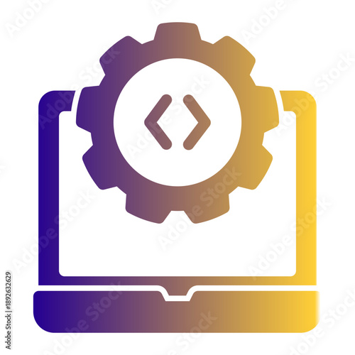 Application of engineering principles to the design, development, and maintenance of software (Solid Gradient Style)