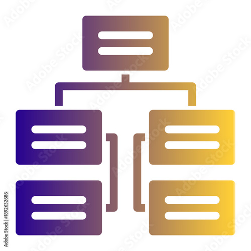 Hierarchical decomposition of total work scope into manageable components (Solid Gradient Style)