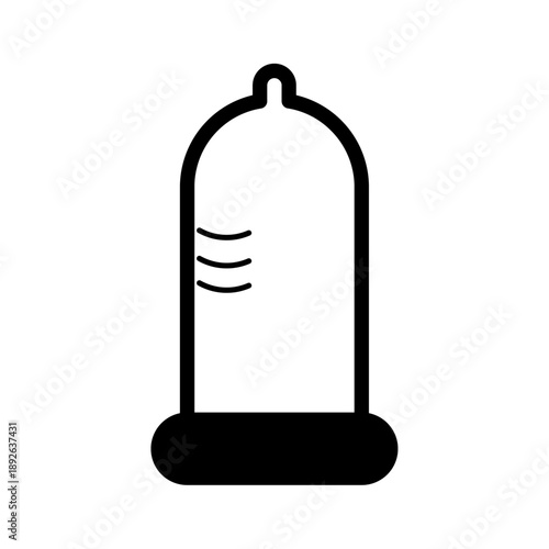 Safe Sex Condom Outline Icon