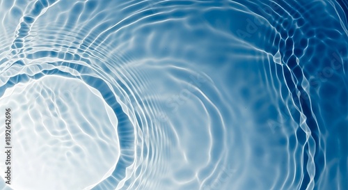 ripples water surface, blue background, abstract texture