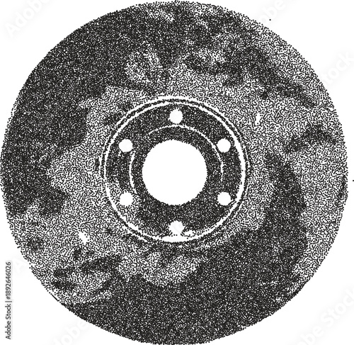 Skate vintage y2k stipple art, board halftone stipple brutalist retro vector png with transparent background, grind 2000s aesthetic photocopy effect tattoo