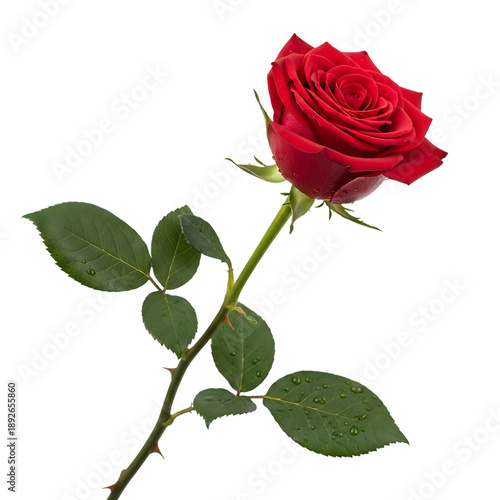 single red rose