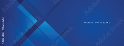 Modern blue abstract presentation background featuring layered geometric shapes, clean lines, and professional composition.