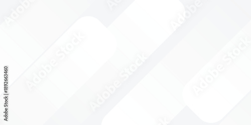 Cuadro en lienzo Minimal Abstract White Shapes on Gray Background for Modern Design, Background,