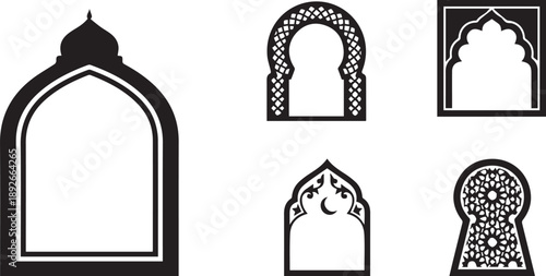 black and white windows