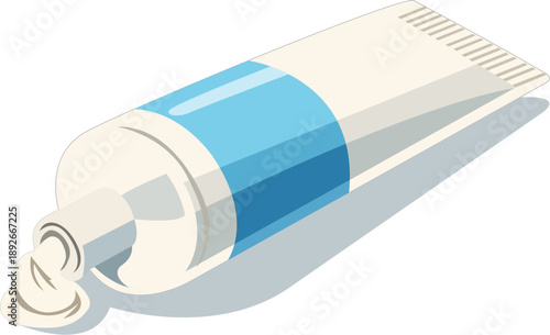 topical medication isolated white