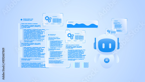 AI workflow automation artificial intelligence. ai agent workflow machine learning showing code panels, flow process, and software development interface.