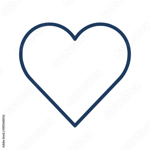 Minimal heart icon set representing love, health, and pulse concepts. Clean outline vector design suitable for medical apps, wellness platforms, UI interfaces, dashboards, and modern digital design 