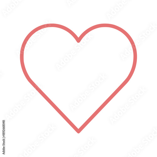 Minimal heart icon set representing love, health, and pulse concepts. Clean outline vector design suitable for medical apps, wellness platforms, UI interfaces, dashboards, and modern digital design 