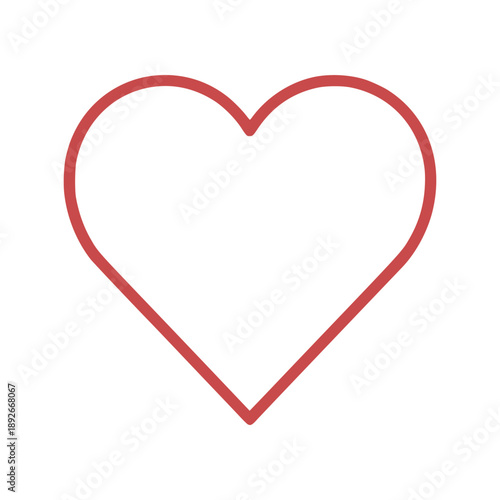 Minimal heart icon set representing love, health, and pulse concepts. Clean outline vector design suitable for medical apps, wellness platforms, UI interfaces, dashboards, and modern digital design 