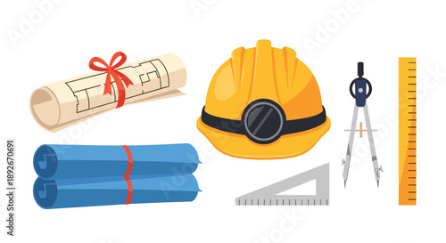 Engineering Blueprint and Architectural Tools for Design Planning and Infrastructure Development