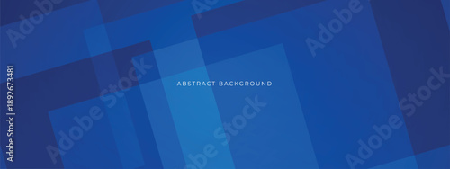 Modern blue abstract presentation background featuring layered geometric shapes, clean lines, and professional composition.