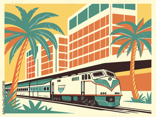 retro car in the city