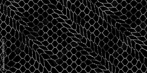 Curved net pattern. Seamless design for sportswear or equipment like soccer goals, volleyball nets, basketball hoops, hockey nets, and athletic gear. eps 10