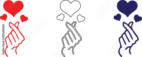 Hands Holding Hearts Symbolizing Love and Unity
