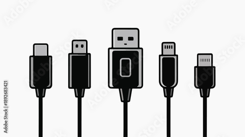 Comprehensive Guide to Common Universal Serial Bus (USB) Connection Types and Cable Standards.