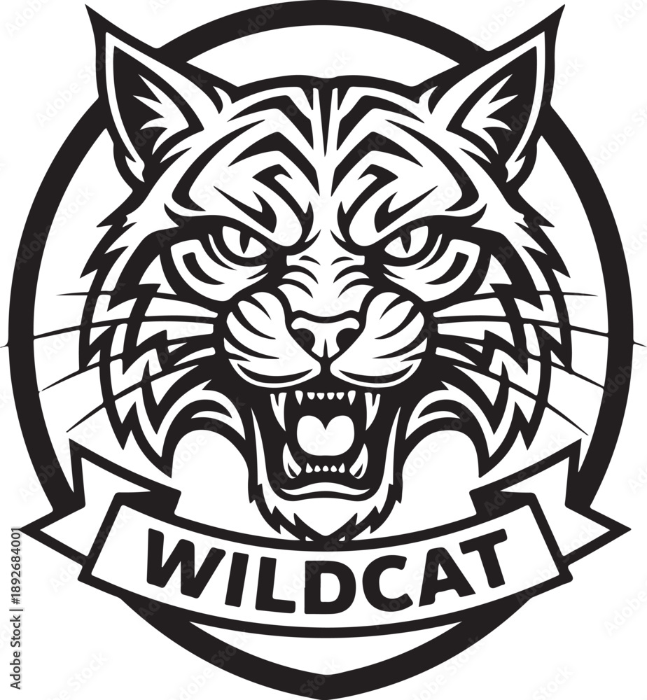 Obraz premium tiger head vector