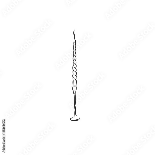 Hand drawn abstract vector graphic illustration collection with stylized line Merry Christmas and holidays decoration design set.Trendy modern doodle sketch concept.Vector celebration sketch symbol.