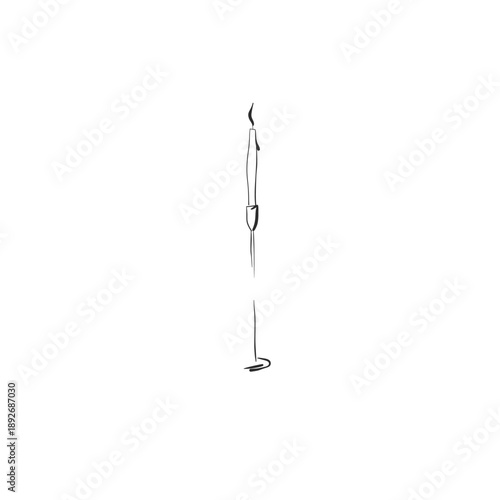 Hand drawn abstract vector graphic illustration collection with stylized line Merry Christmas and holidays decoration design set.Trendy modern doodle sketch concept.Vector celebration sketch symbol.