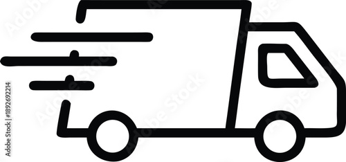 Fast Delivery Truck Icon