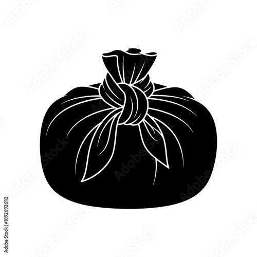 Traditional Cloth Bundle Sack Illustration