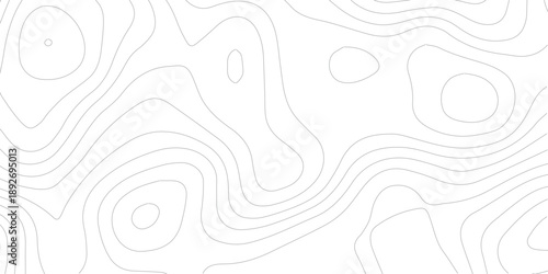 Elegant geographic elevation artwork with smooth grey mapping lines and spacious white background