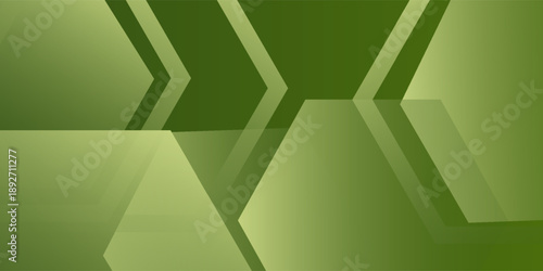 Abstract bright colorful green dynamic hexagonal pattern background. Elegant flyer design. Eps10 vector