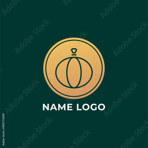 Premium Gradient Perfume Bottle Logo with Modern Creative Colorful Style for Beauty, Cosmetic, and Luxury Branding