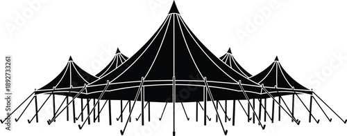 Stretch tent,  Bedouin tent or a Capri marquee event tent. 