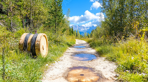 Wallpaper Mural old wooden fence Torontodigital.ca