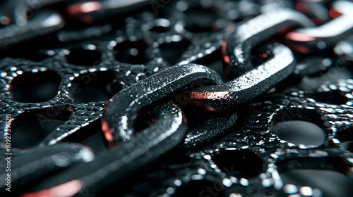 Wallpaper Mural close up of chain Torontodigital.ca