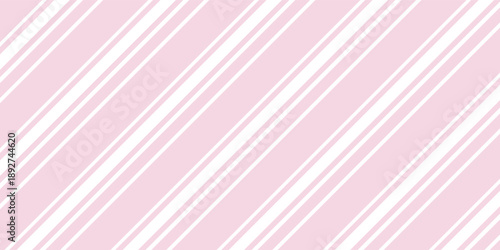 Geometric pink striped print, vector background
