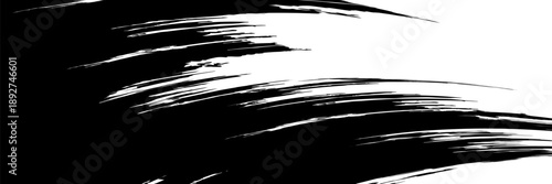 Vector brush sroke texture. Distressed uneven grunge background. Abstract distressed vector illustration. Overlay over any design to create interesting effect and depth. Black isolated on white. EPS10