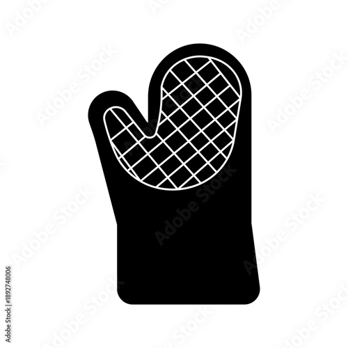 graphic gloves vector icon illustration