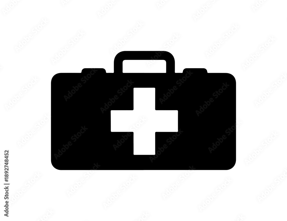 Fototapeta premium Medical First Aid Kit Icon