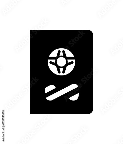 Minimalist Passport Icon Design